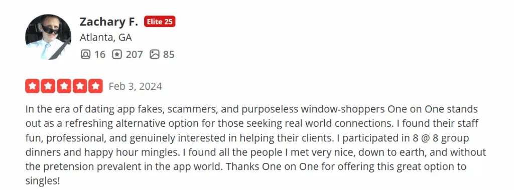 one on one matchmaking review