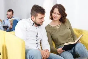 Singles meeting at an Atlanta library