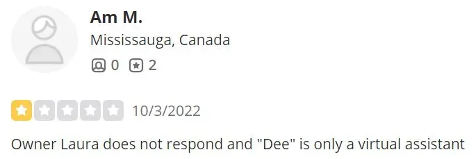 Single In The City 1-star Yelp review