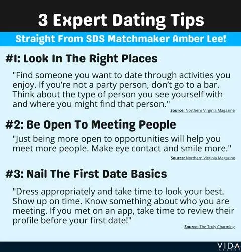 3 dating tips from matchmaker Amber Lee