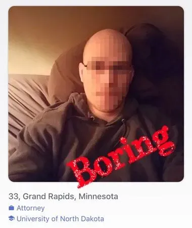 boring dating pic