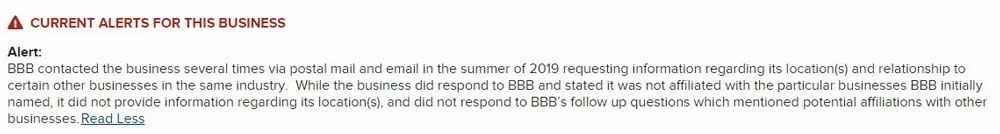 Boston Matchmakers BBB alert