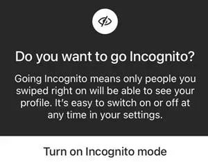 Bumble Incognito Mode