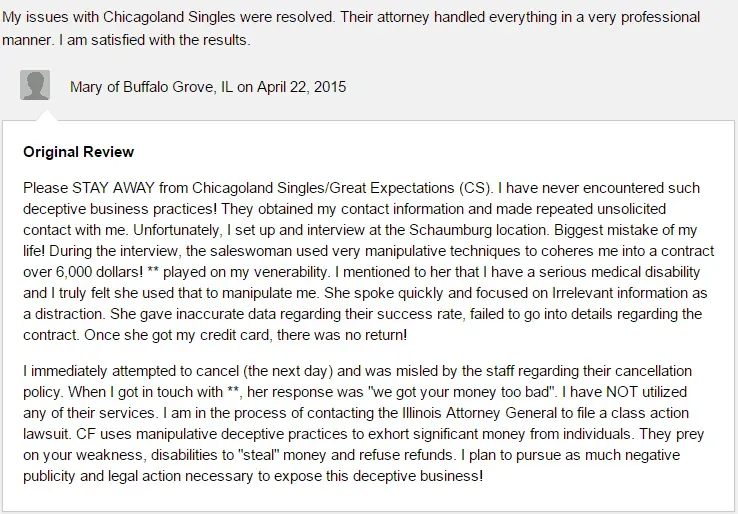 Consumer Affairs review