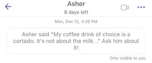 CMB 8-day messaging window