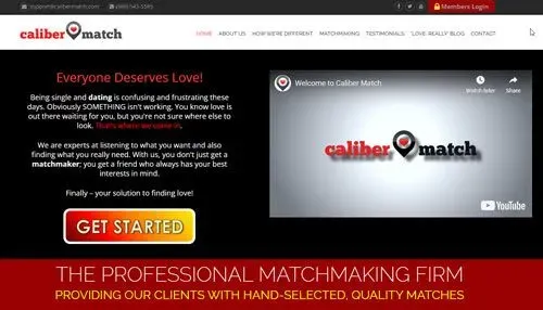Caliber Match offers matchmaking for single professionals