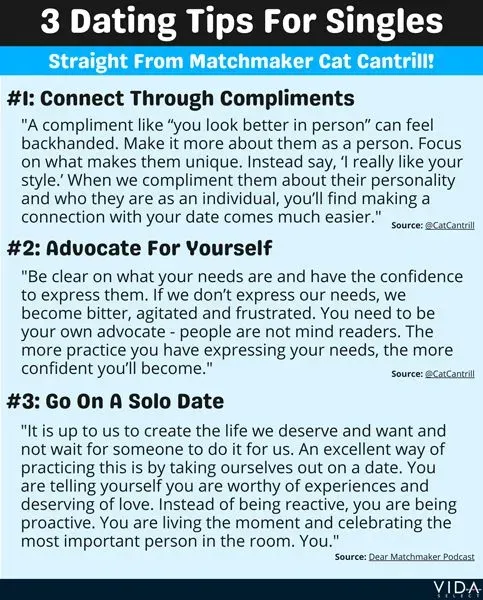 Dating tips from matchmaker Cat Cantrill