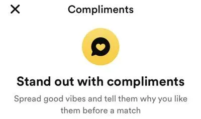 Stand out with compliments notification