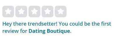 Dating Boutique Yelp entry