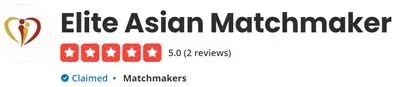 5-star rating for Elite Asian Matchmaker on Yelp