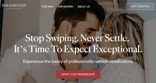 Enamour, luxury Arizona matchmaking service
