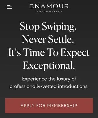 Enamour, an elite NYC matchmaker