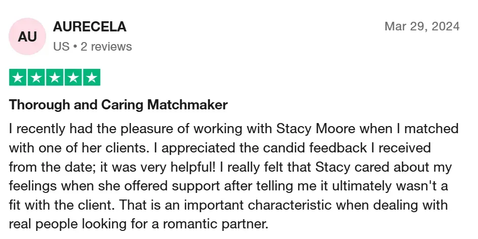 Enamour review San Francisco matchmaker