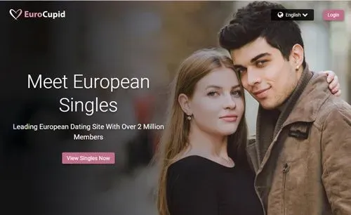 EuroCupid dating site homepage