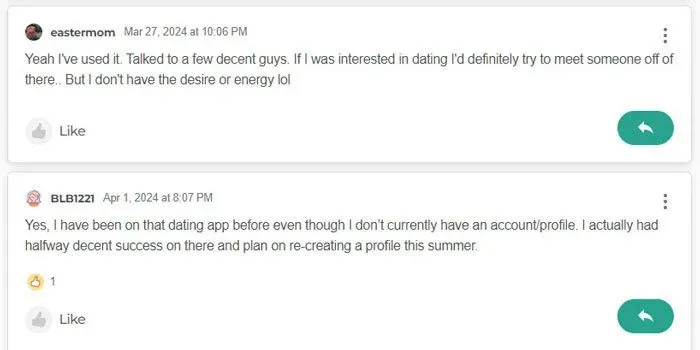 Single Mom forum comments