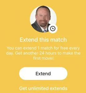 Extend a Bumble match