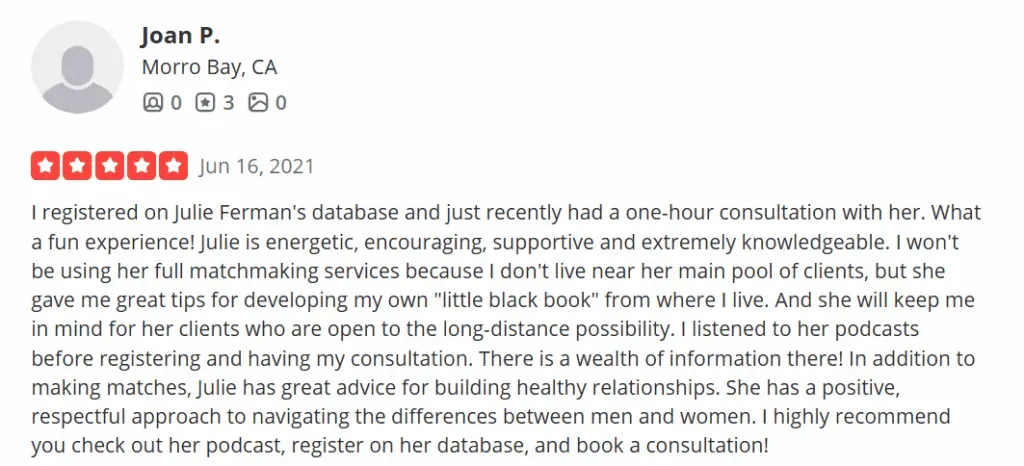 Julie Ferman reviews