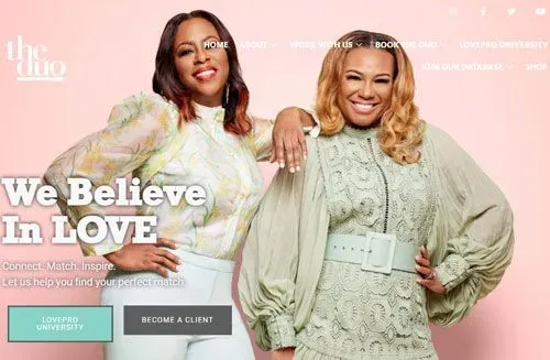 Fisher Gilmore Matchmaking homepage