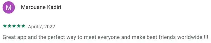 5-star GooglePlay TourBar app review