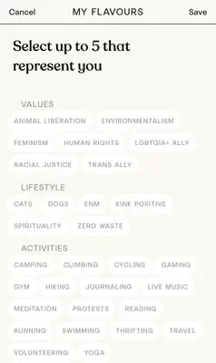 Grazer "My Flavours" badges