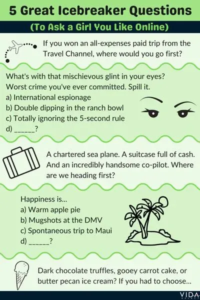 Great Icebreaker Questions To Ask A Girl You Like