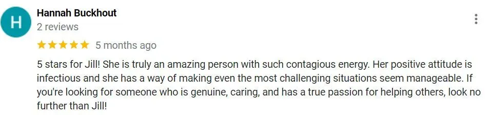 5-star review for Hinckley Introductions on google