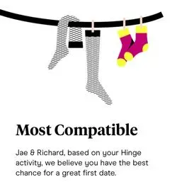 Hinge Most Compatible notification