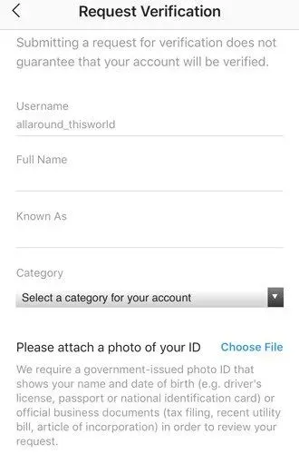 How To Verify Your Instagram Profile