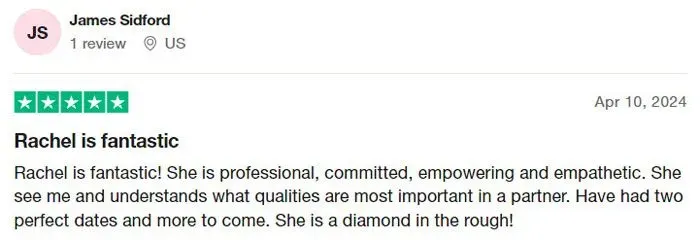 5-star Tawkify review on Trustpilot
