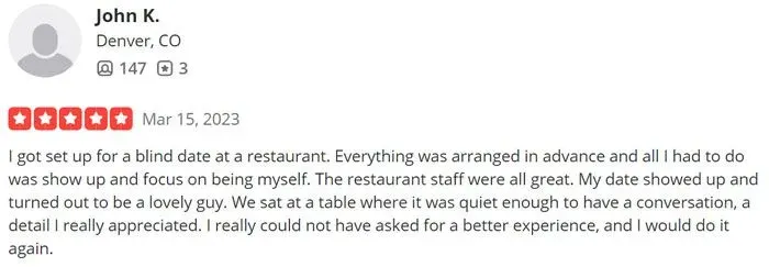 5-star R Tony Smith review on Yelp