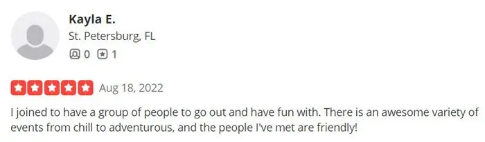 5-star review on Yelp