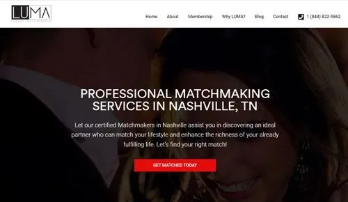 LUMA Matchmaking for single professionals in Nashville