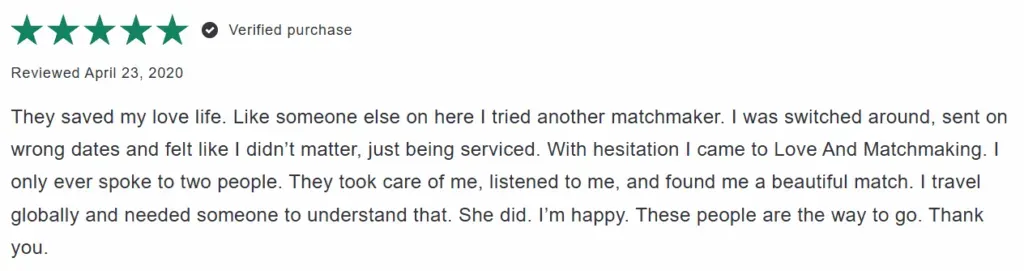 Love and Matchmaking review