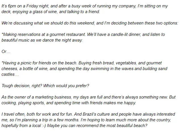 LatinAmericanCupid profile example