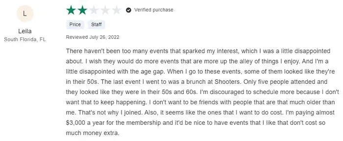 2-star Events & Adventures review