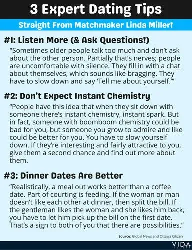 Dating tips from Ontario matchmaker Linda Miller