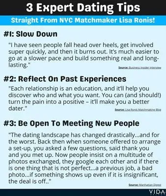 Lisa Ronis Dating Advice & Tips