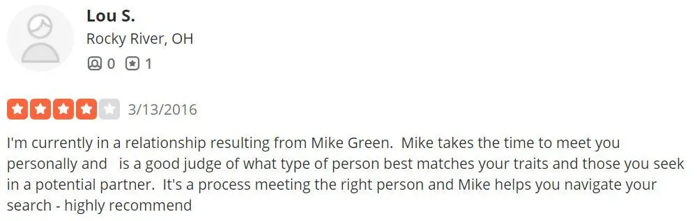 4-star Lunch Date review on Yelp