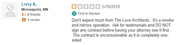 Love architects Yelp