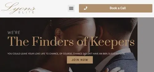 Lyons Elite, a Toronto-based luxury matchmaking service