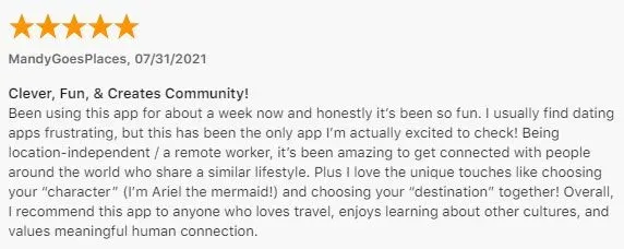 MGP app store review of Fairytrail