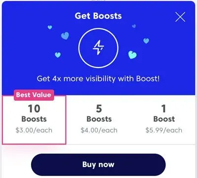 match profile boost cost