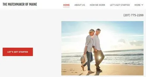 The Matchmaker of Maine offers matchmaking for singles in Maine