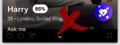 Example of an OkCupid profile where the first sentence is "ask me".