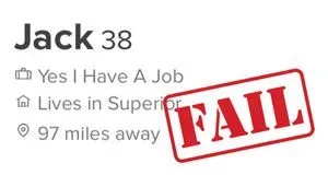 Bad Tinder job description