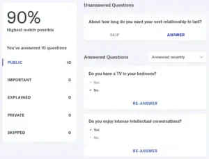 OkCupid questions