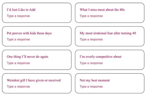 OurTime prompt examples