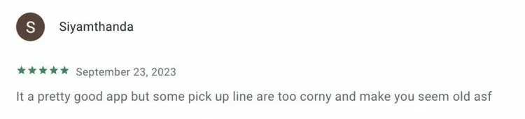 5-star Google Play review for Plug