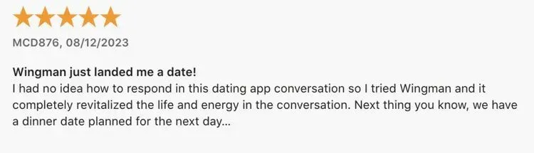 5-star review for Plug on the App Store
