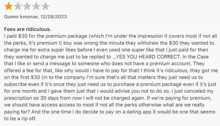 1-star Stir dating app review